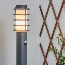 Hofstein Tunes Wegeleuchte Anthrazit, 1-flammig, Bewegungsmelder -Außenleuchten Verkaufe tunes wegeleuchte h3539231 8