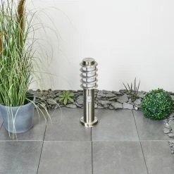 Hofstein Tunes Wegeleuchte Nickel-Matt, 1-flammig, Bewegungsmelder -Außenleuchten Verkaufe tunes wegeleuchte h3539354 9