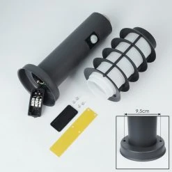 Hofstein Tunes Wegeleuchte Anthrazit, 1-flammig, Bewegungsmelder -Außenleuchten Verkaufe tunes wegeleuchte h3546574 6