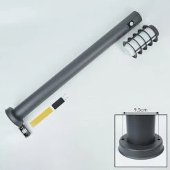 Hofstein Tunes Wegeleuchte Anthrazit, 1-flammig, Bewegungsmelder -Außenleuchten Verkaufe tunes wegeleuchte h3546659 4