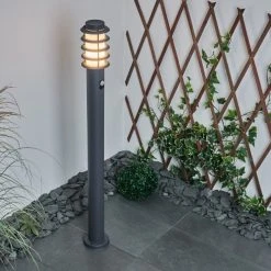 Hofstein Tunes Wegeleuchte Anthrazit, 1-flammig, Bewegungsmelder -Außenleuchten Verkaufe tunes wegeleuchte h3546659 8