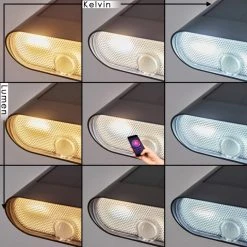 Hofstein Usmagama Solar Gartenstrahler LED Schwarz, 1-flammig, Bewegungsmelder, Farbwechsler -Außenleuchten Verkaufe usmagama solar gartenstrahler h3651919 2