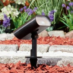 Hofstein Usmagama Solar Gartenstrahler LED Schwarz, 1-flammig, Bewegungsmelder, Farbwechsler -Außenleuchten Verkaufe usmagama solar gartenstrahler h3651919 6