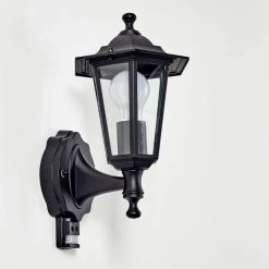 Hofstein Valtimo Au&szlig;enwandleuchte Schwarz, 1-flammig, Bewegungsmelder -Außenleuchten Verkaufe valtimo aussenwandleuchte h3029879 9