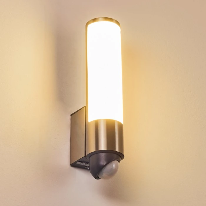 Hofstein Vasön Außenwandleuchte LED Edelstahl, 1-flammig, Bewegungsmelder 21 Hofstein Vasön Außenwandleuchte LED Edelstahl, 1-flammig, Bewegungsmelder – Bild 21