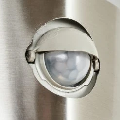 Hofstein Visnum Au&szlig;enwandleuchte Nickel-Matt, Wei&szlig;, 1-flammig, Bewegungsmelder -Außenleuchten Verkaufe visnum aussenwandleuchte h3430576 5