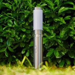 Hofstein Walise Au&szlig;ensockelleuchte Edelstahl, 1-flammig, Bewegungsmelder -Außenleuchten Verkaufe walise aussensockelleuchte h3302002 do1 3