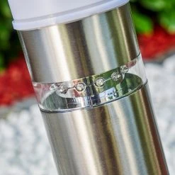 Hofstein Walise Au&szlig;ensockelleuchte Edelstahl, 1-flammig, Bewegungsmelder -Außenleuchten Verkaufe walise aussensockelleuchte h3302002 do1 6