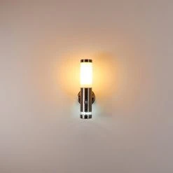 Hofstein Walise Au&szlig;enwandleuchte Edelstahl, 1-flammig, Bewegungsmelder -Außenleuchten Verkaufe walise aussenwandleuchte h3299562 do1 12