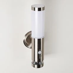 Hofstein Walise Au&szlig;enwandleuchte Edelstahl, 1-flammig, Bewegungsmelder -Außenleuchten Verkaufe walise aussenwandleuchte h3299562 do1 19