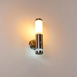 Hofstein Walise Au&szlig;enwandleuchte Edelstahl, 1-flammig, Bewegungsmelder -Außenleuchten Verkaufe walise aussenwandleuchte h3299562 do1 21