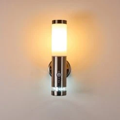 Hofstein Walise Au&szlig;enwandleuchte Edelstahl, 1-flammig, Bewegungsmelder -Außenleuchten Verkaufe walise aussenwandleuchte h3299562 do1 7