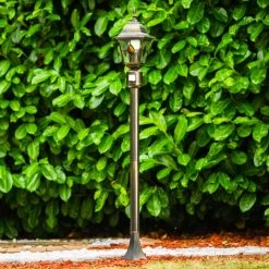 Hofstein Wegeleuchte Antibes Braun, Gold, 1-flammig, Bewegungsmelder -Außenleuchten Verkaufe wegeleuchte antibes h169149 6