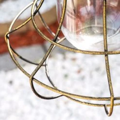 Hofstein Wegeleuchte BORKAN Braun, Gold, 1-flammig, Bewegungsmelder -Außenleuchten Verkaufe wegeleuchte borkan h3021361 do3 7