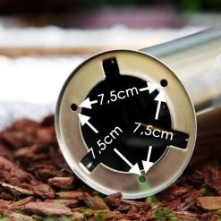 Hofstein Wegeleuchte Dakar Edelstahl, 1-flammig, Bewegungsmelder -Außenleuchten Verkaufe wegeleuchte dakar h168036 3