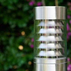 Hofstein Wegeleuchte Dakar Edelstahl, 1-flammig, Bewegungsmelder -Außenleuchten Verkaufe wegeleuchte dakar h168036 5