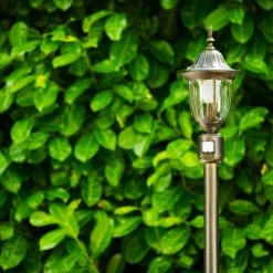 Hofstein Wegeleuchte Ribadeo Schwarz-Gold, 1-flammig, Bewegungsmelder -Außenleuchten Verkaufe wegeleuchte ribadeo h169187 7