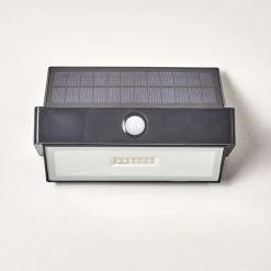 Hofstein Wiborg Solar-Au&szlig;enwandleuchte LED Anthrazit, 1-flammig, Bewegungsmelder -Außenleuchten Verkaufe wiborg solar aussenwandleuchte h3270899 do1 8